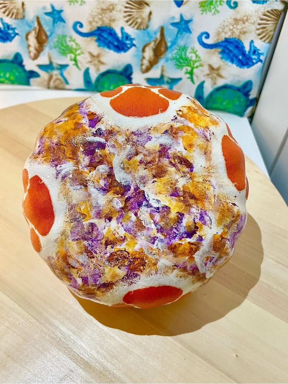 Clemson Themed Pumpkin